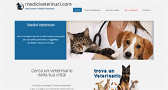 Desktop Screenshot of mediciveterinari.com